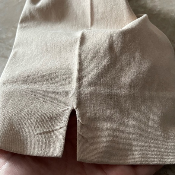 Piazza Sempione Audrey Khaki cream ankle length Trousers size 10 - Picture 10 of 11